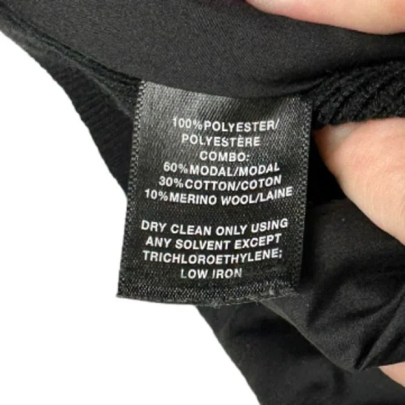 Lafayette Mixed Media Full Zip Mock Neck Vest Size XS (P) - Picture 6 of 7